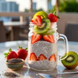 Chia seeds smoothie overnight oats healthy breakfast UAE