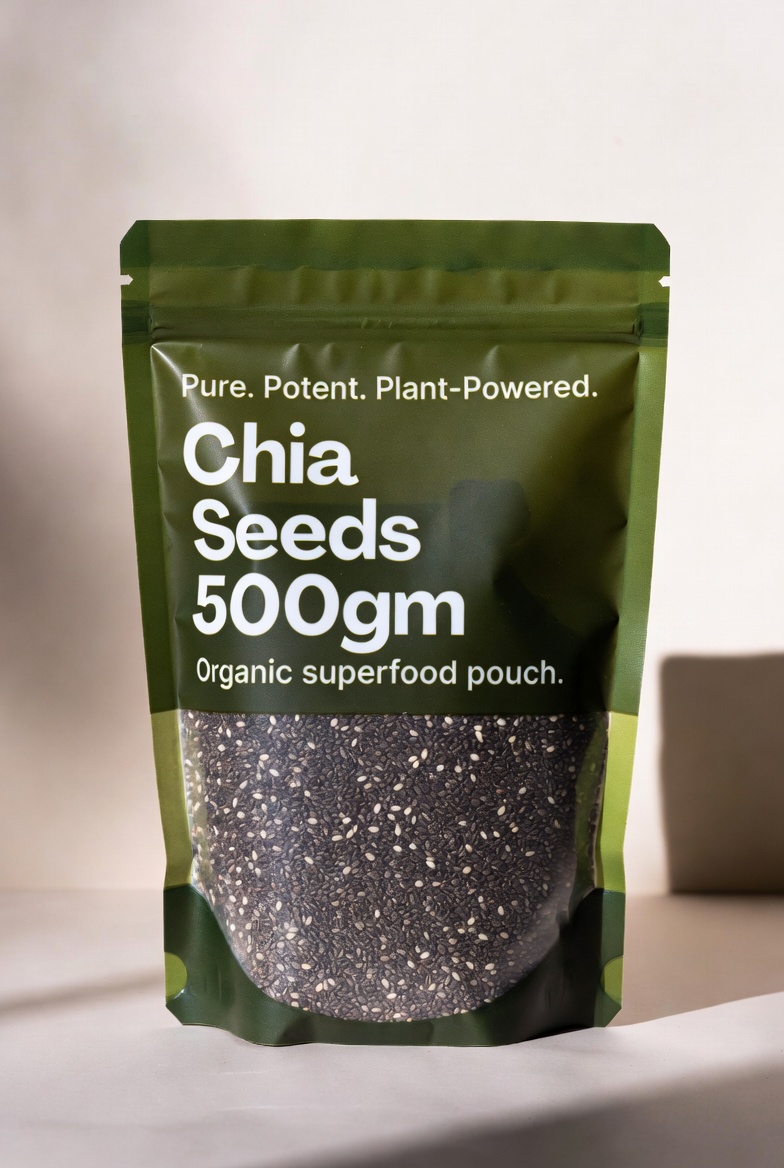 Chia Seeds 500gm – Organic superfood pouch